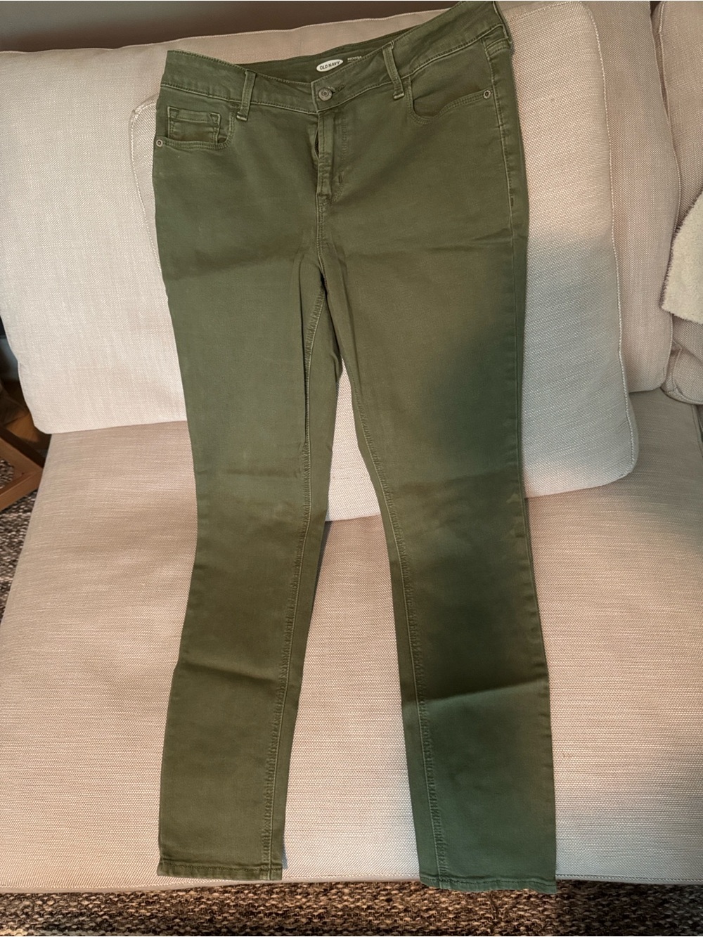 OLD NAVY Olive Green Skinny Jeans